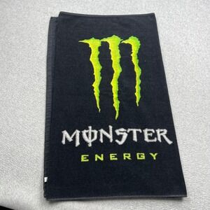 Monster Energy Beach Towel Black Terry Graphic Logo Drinks Promo 59x33"